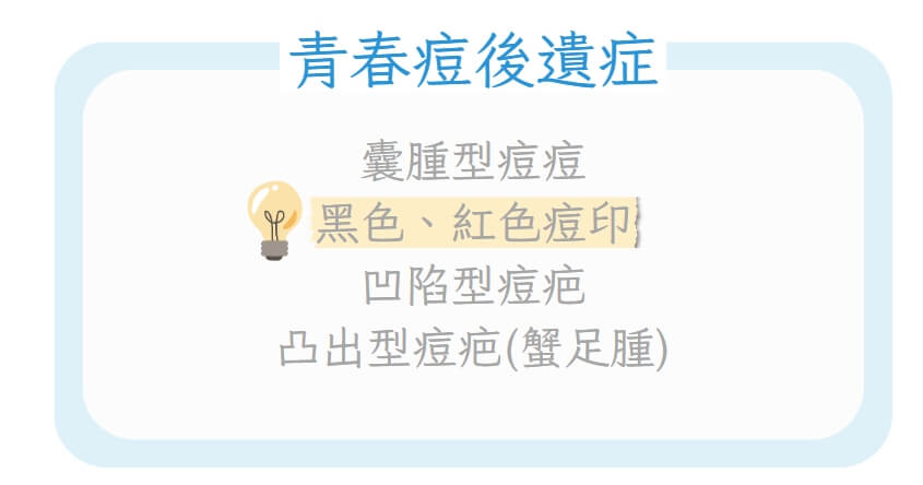 青春痘四大後遺症之痘印